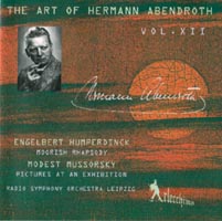 Hermann Abendroth w/ Radio S. O. Leipzig/W̊G
                    / Pictures at an exhibition