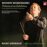 Marc
                Andreae& Munchner P. / W̊G / Pictures at an
                exhibition / arr. Touschmaloff & N. Rimski-Korsakoff
                (1891)