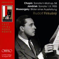 Rudolf
                Firkušný / W̊G / Pictures at an exhibition