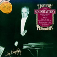 Serge Koussevitzky w/ Boston S.O./
                W̊G / Pictures at an exhibition